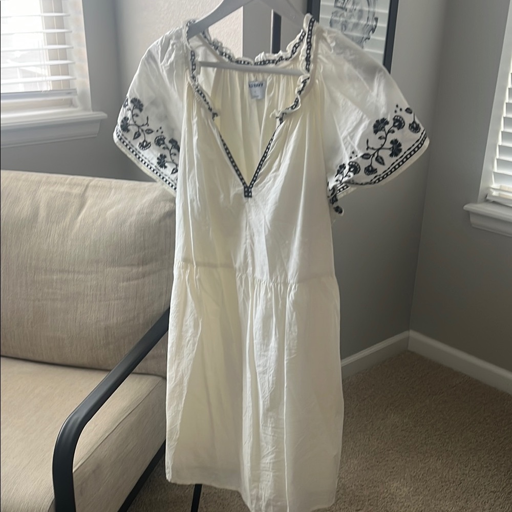 Old Navy Cream Puff Sleeve Sundress